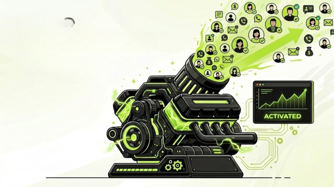 Lead generation engine activating — turning ad spend into a flood of qualified leads