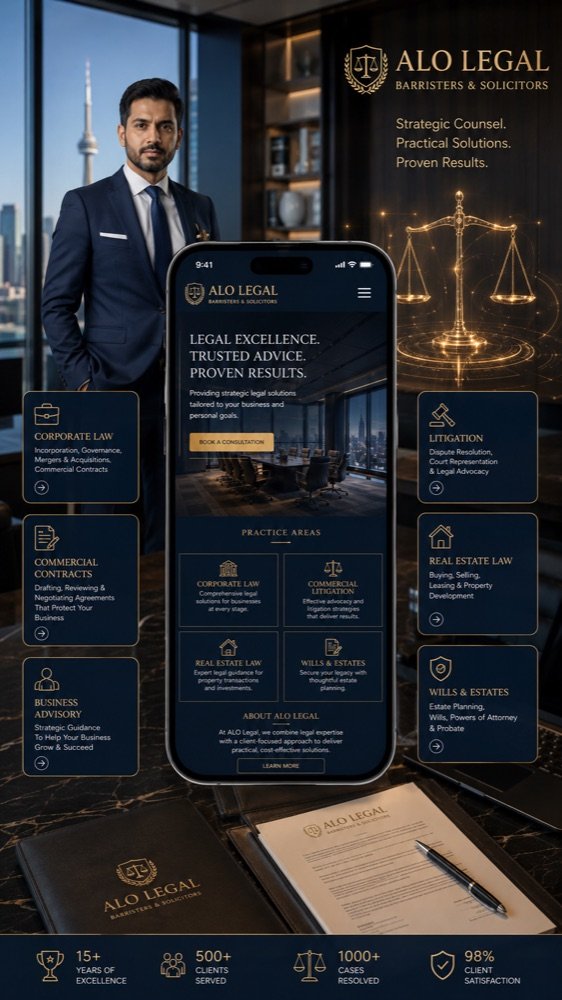ALO Legal — law firm brand and website showcase